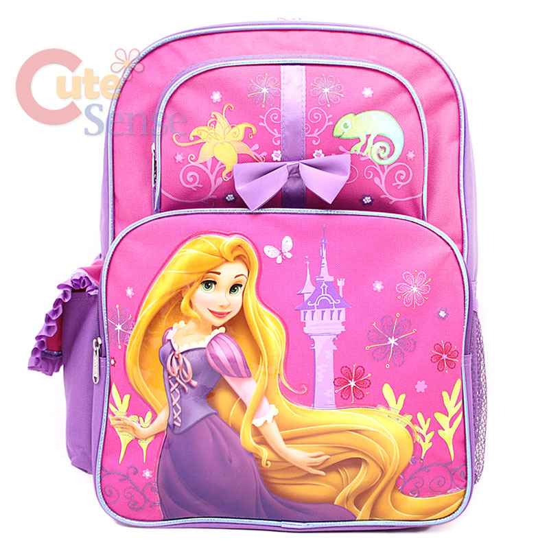 Disney Tangled Rapunzel School Backpack/Bag 16in Large eBay